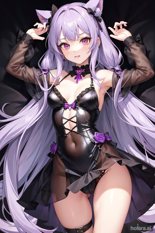 Image of Loli,gothic,y,cute,purple hair.