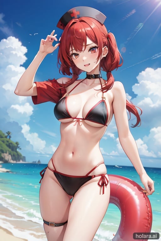 Image of Red hair Nurse Bikini