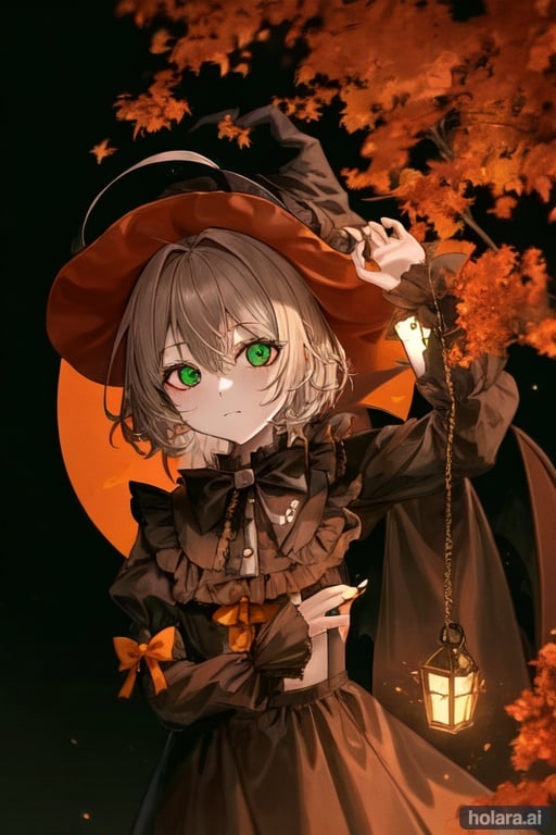 Image of 1girl, Halloween, spooky, cute