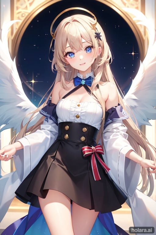 Image of angel with sparkling eyes