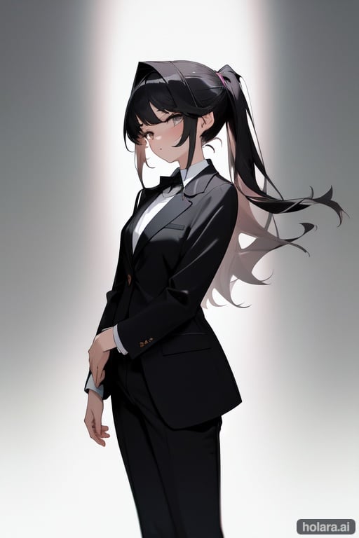 Image of girl in a suit