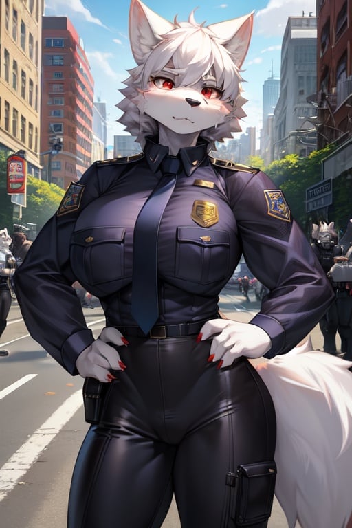 The good, strong, and happy wolf cop