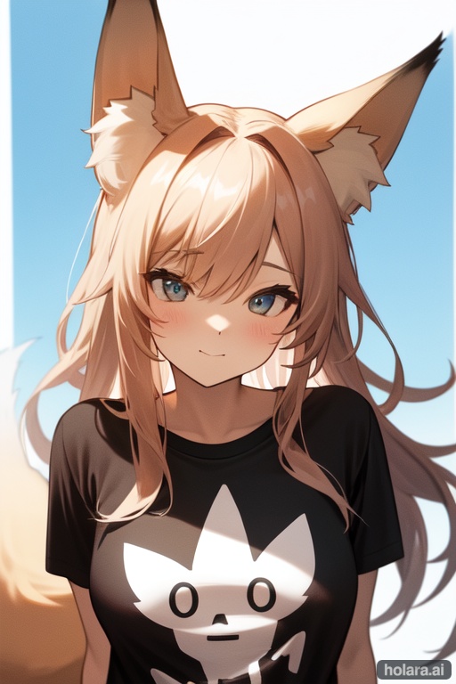Image of Argentina, fox ears,Argentina T-shirt
