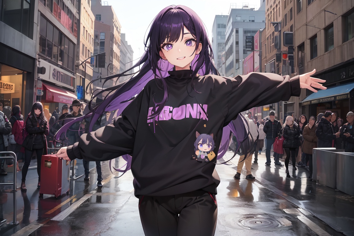 1girl 

Purple